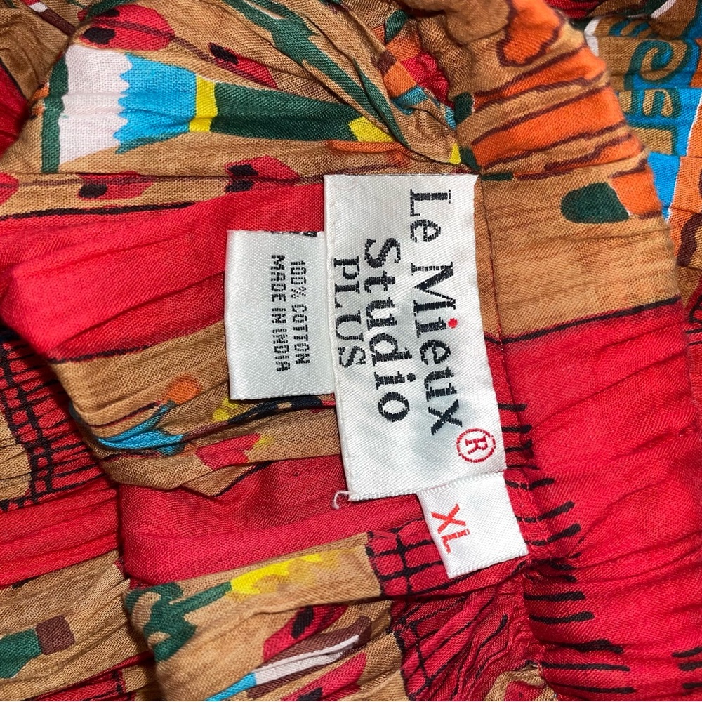 Le Mieux Studio tribal broomstick skirt, XL - Picture 4 of 6